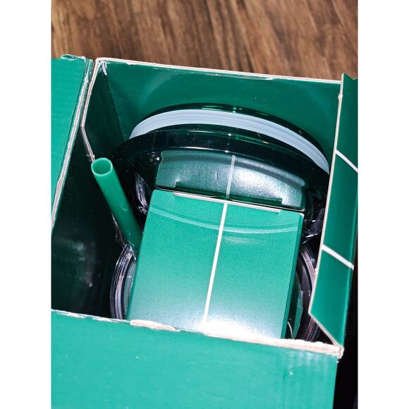 Starbucks Cold Cup Gift Set w/Cold Brew Pink/Red Acrylic Tumbler 16 FL OZ - Picture 6 of 8